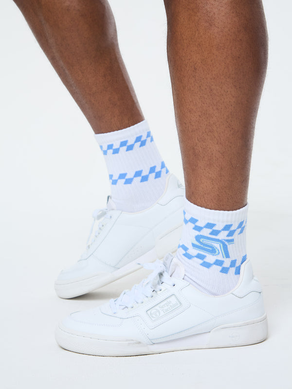 Sergio Tacchini Corsa Sock- Brilliant White