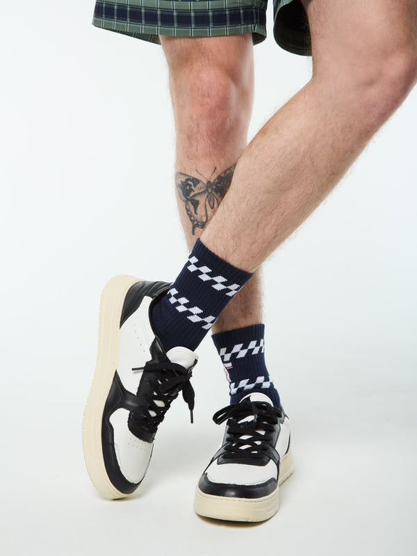 Sergio Tacchini Corsa Sock- Maritime Blue
