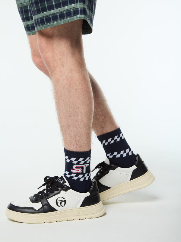 sergio tacchini Corsa Sock- Maritime Blue