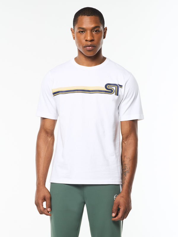 Sergio Tacchini Corsa T-Shirt- Brilliant White