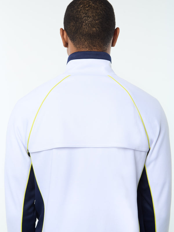 Sergio Tacchini Corsa Track Jacket- Brilliant White