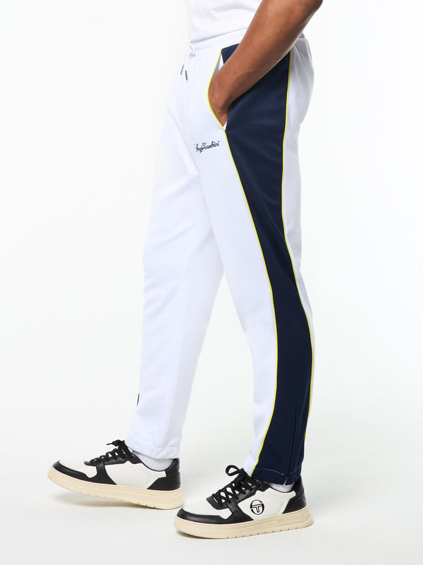 Sergio Tacchini Corsa Track Pant- Brilliant White