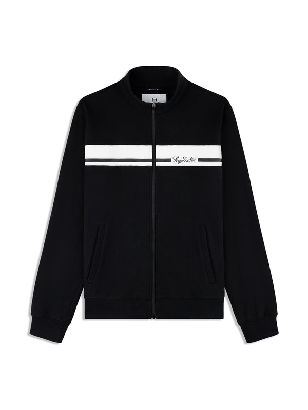 sergio tacchini Cursivo Track Jacket- Black Beauty