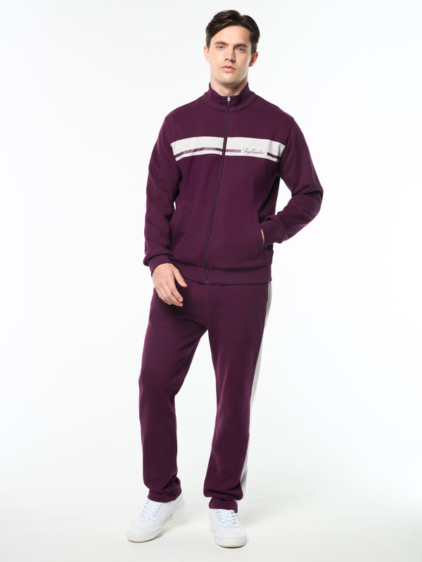 Sergio Tacchini Cursivo Track Jacket- Potent Purple