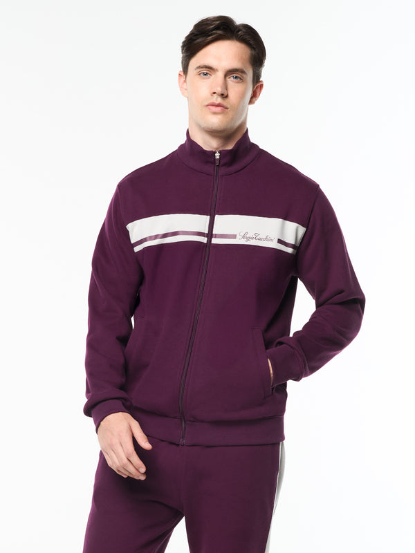 Sergio Tacchini Cursivo Track Jacket- Potent Purple