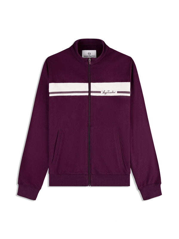 Sergio Tacchini Cursivo Track Jacket- Potent Purple