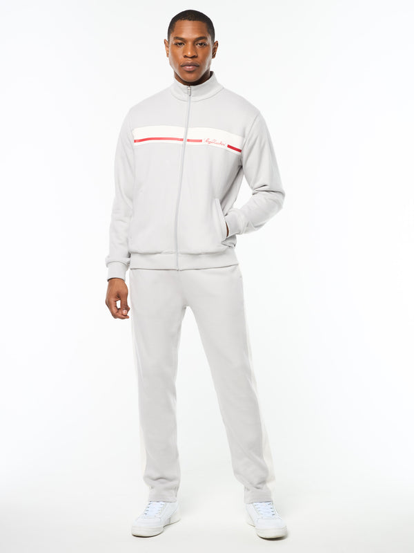 Sergio Tacchini Cursivo Track Jacket- Quiet Grey