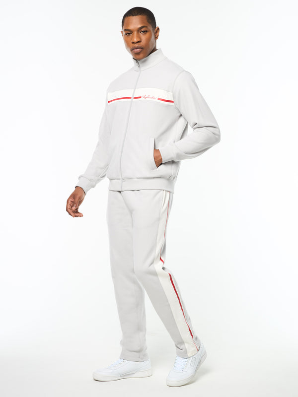 Sergio Tacchini Cursivo Track Jacket- Quiet Grey