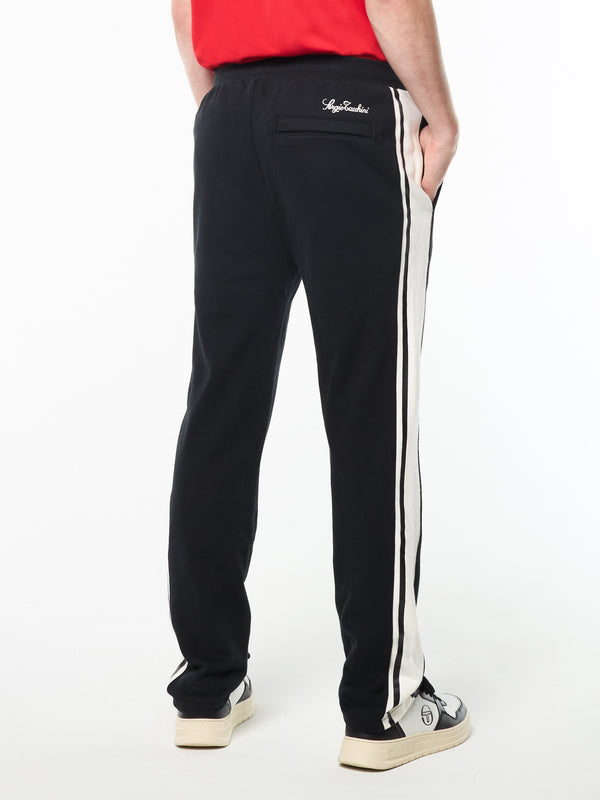 Sergio Tacchini Cursivo Track Pant- Black Beauty