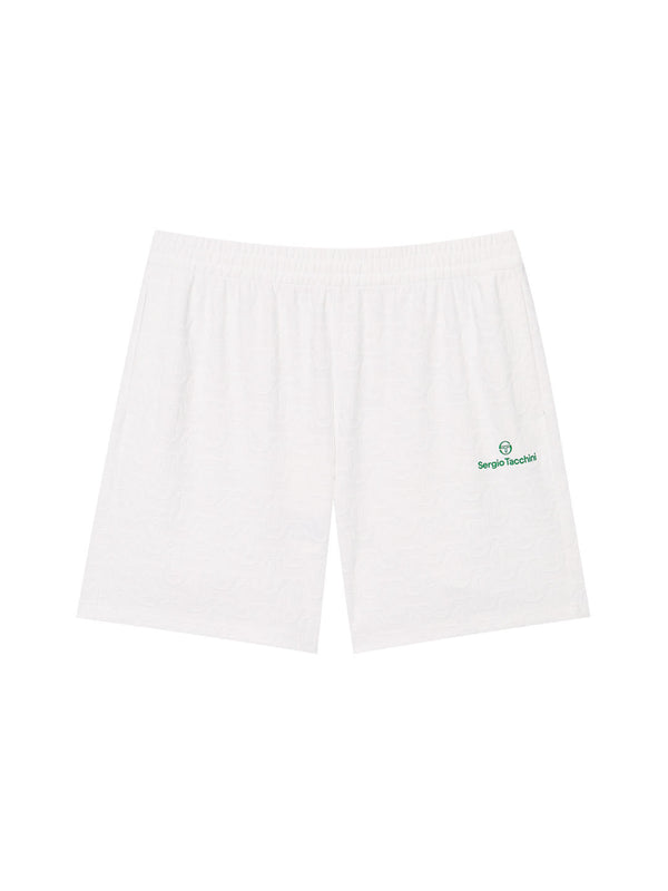 sergio tacchini Daily ST Jacquard Shorts- Off White
