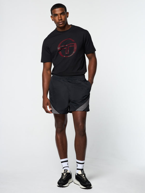 Sergio Tacchini Dama Track Short- Black Beauty