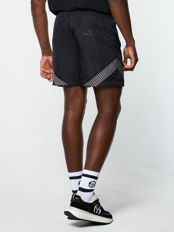Sergio Tacchini Dama Track Short- Black Beauty