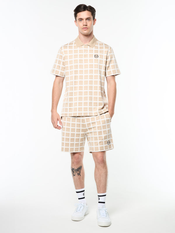 Sergio Tacchini Damarindo Check Polo- Humus