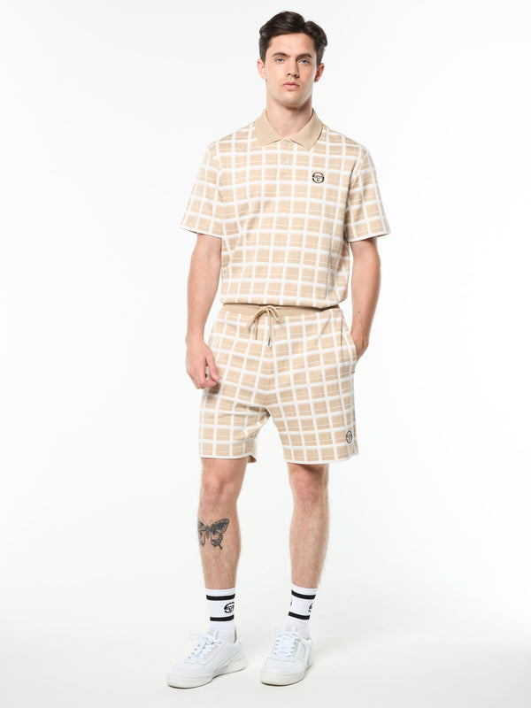 Sergio Tacchini Damarindo Check Short- Humus