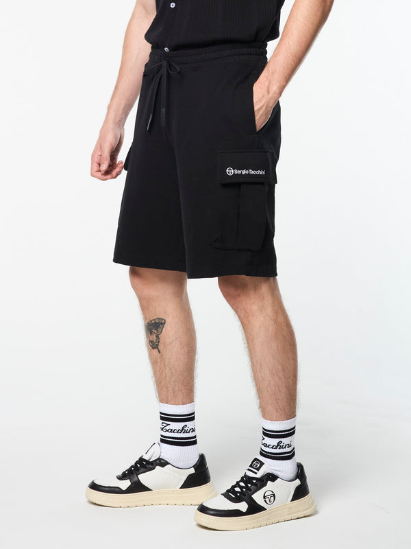 Sergio Tacchini Dario Cargo Short- Black Beauty