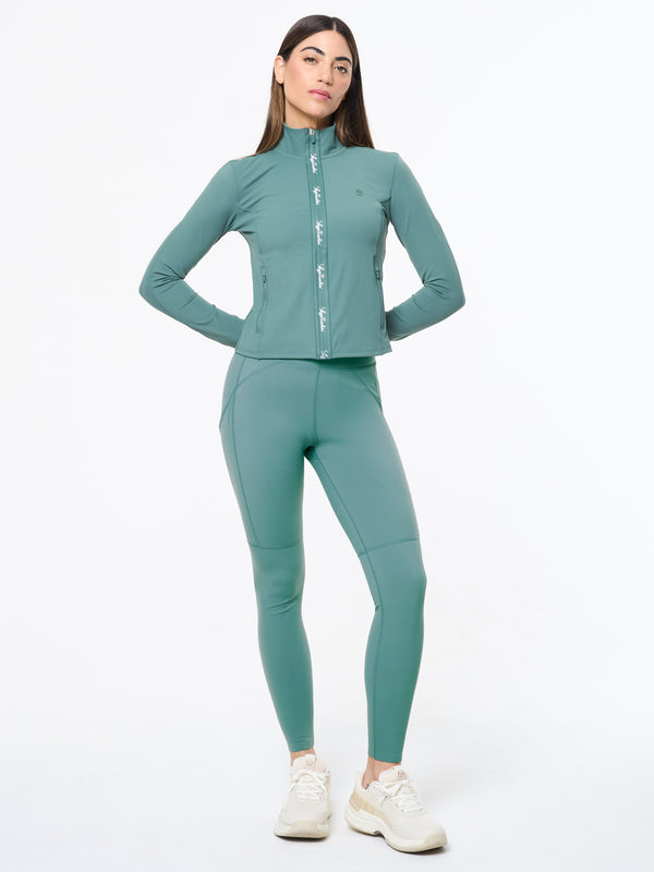 Sergio Tacchini Delfina Contour Jacket- Duck Green