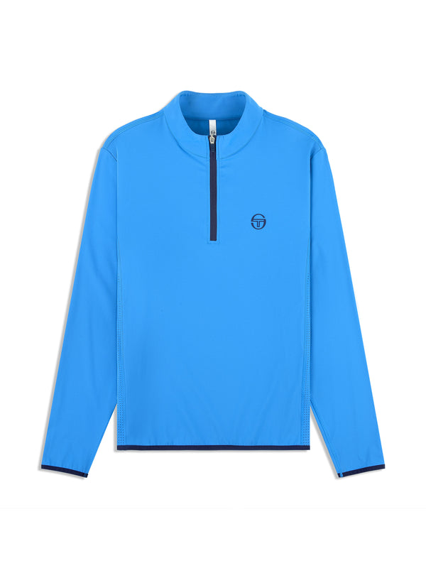 sergio tacchini Elio 1/4 Zip Pullover- French Blue