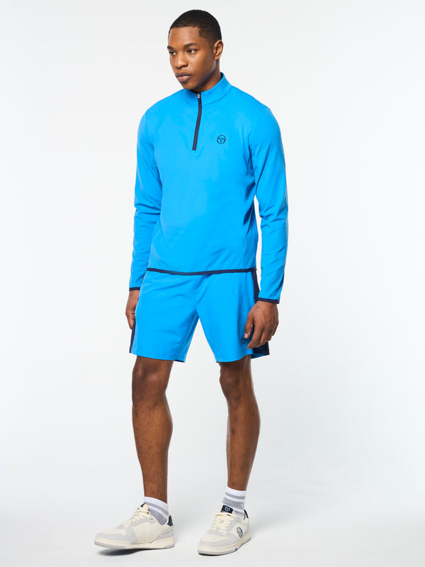 Sergio Tacchini Elio 1/4 Zip Pullover- French Blue