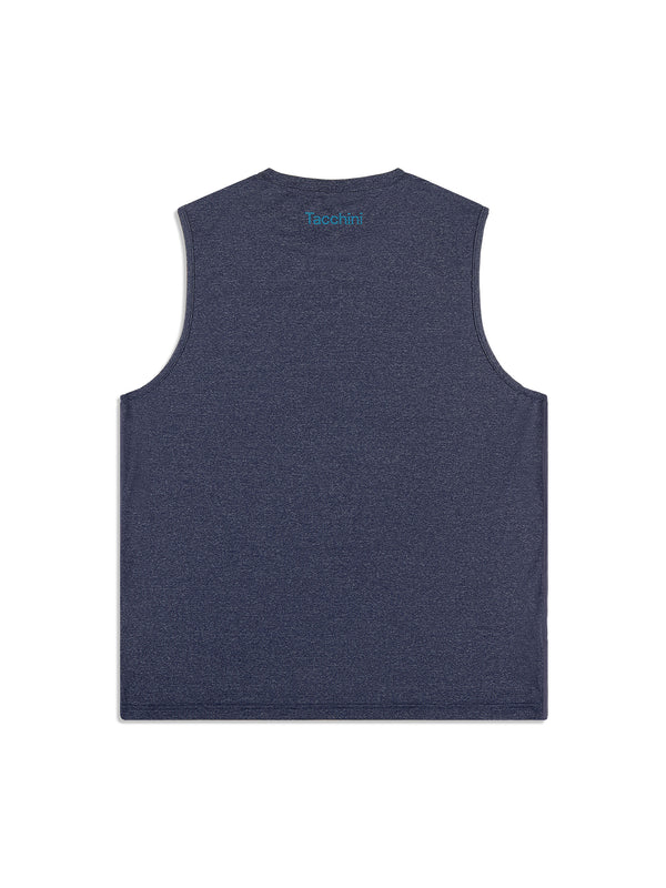 Sergio Tacchini Elio Performance Tank- Eclipse