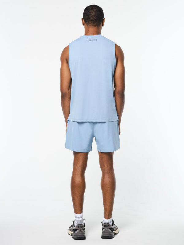 Sergio Tacchini Elio Performance Tank- Faded Denim