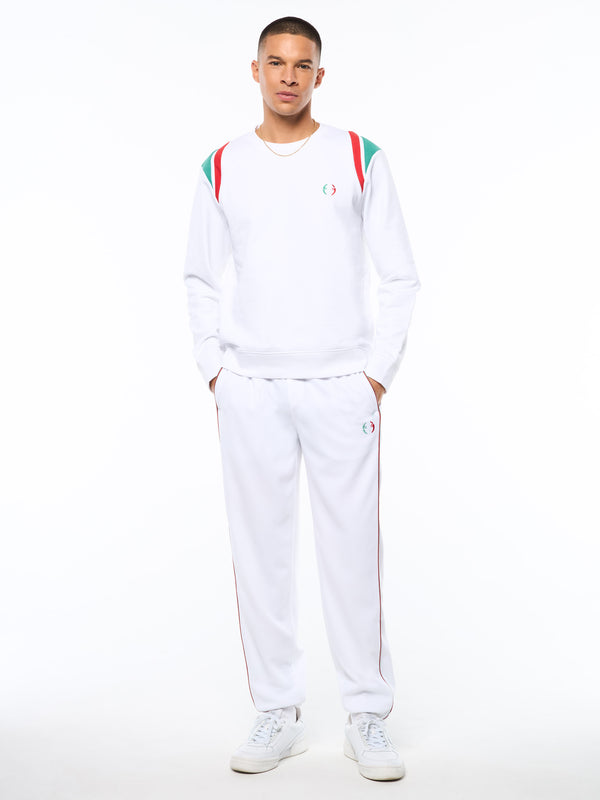 Sergio Tacchini Eredita Crewneck-Brilliant White
