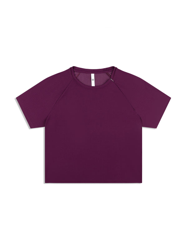 sergio tacchini Eva Cropped Top- Potent Purple