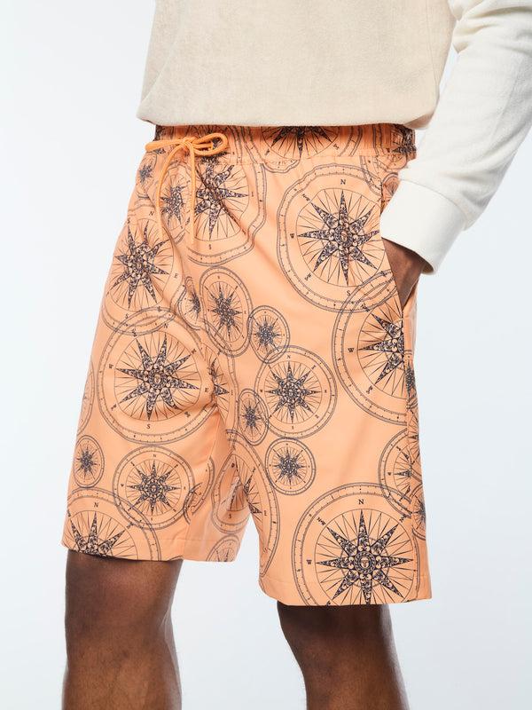 Sergio Tacchini Falito Swim Short- Tangerine