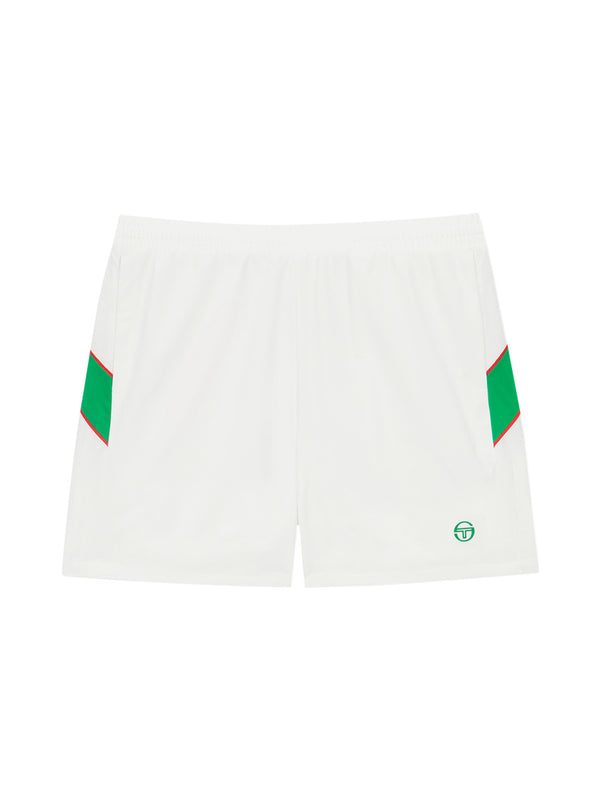 sergio tacchini Flag Woven Shorts- Off White
