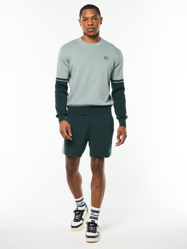 Sergio Tacchini Giovane Crewneck- Slate Gray