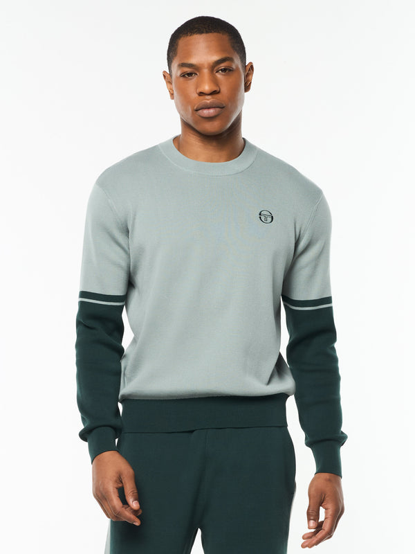 Sergio Tacchini Giovane Crewneck- Slate Gray