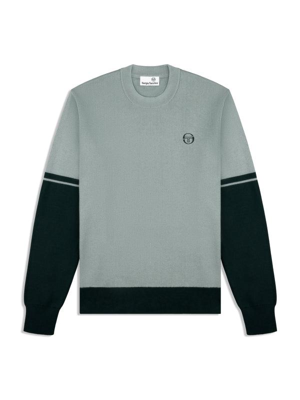 sergio tacchini Giovane Crewneck- Slate Gray