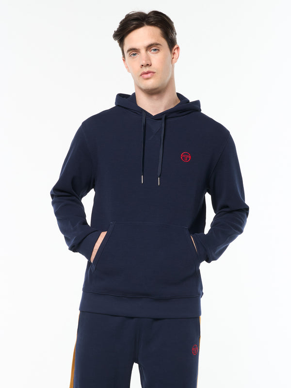 Sergio Tacchini Grafico Hoodie- Maritime Blue