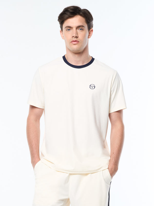 Sergio Tacchini Grata Active T-Shirt- Gardenia