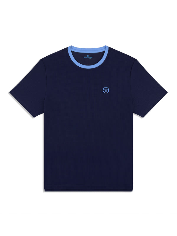 sergio tacchini Grata Active T-Shirt- Maritime Blue