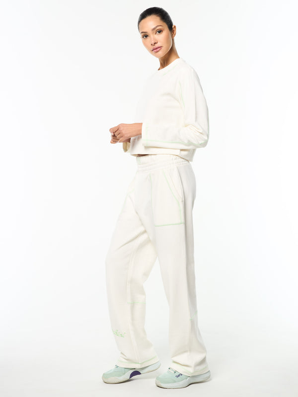 Sergio Tacchini Greta Crewneck- Gardenia