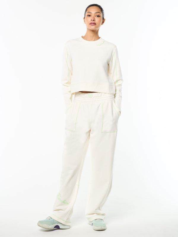Sergio Tacchini Greta Crewneck- Gardenia