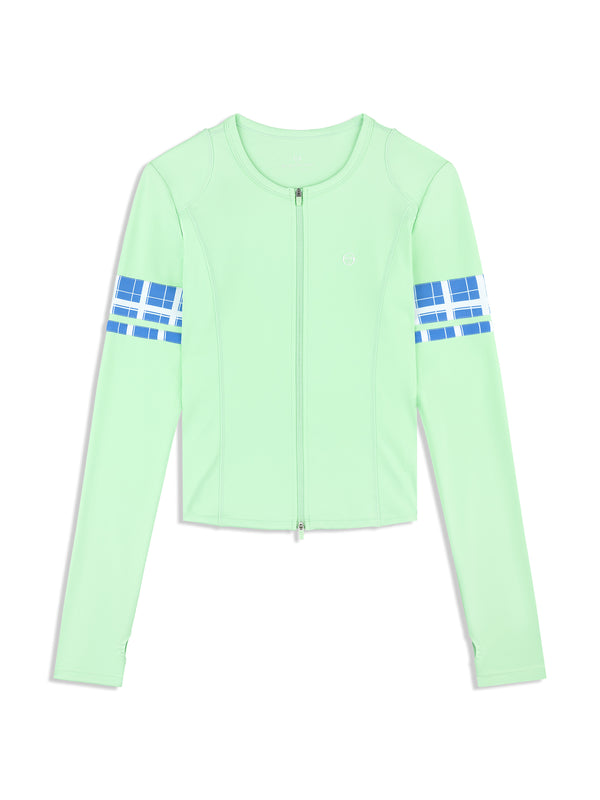 sergio tacchini Lara Contour Jacket- Green Ash