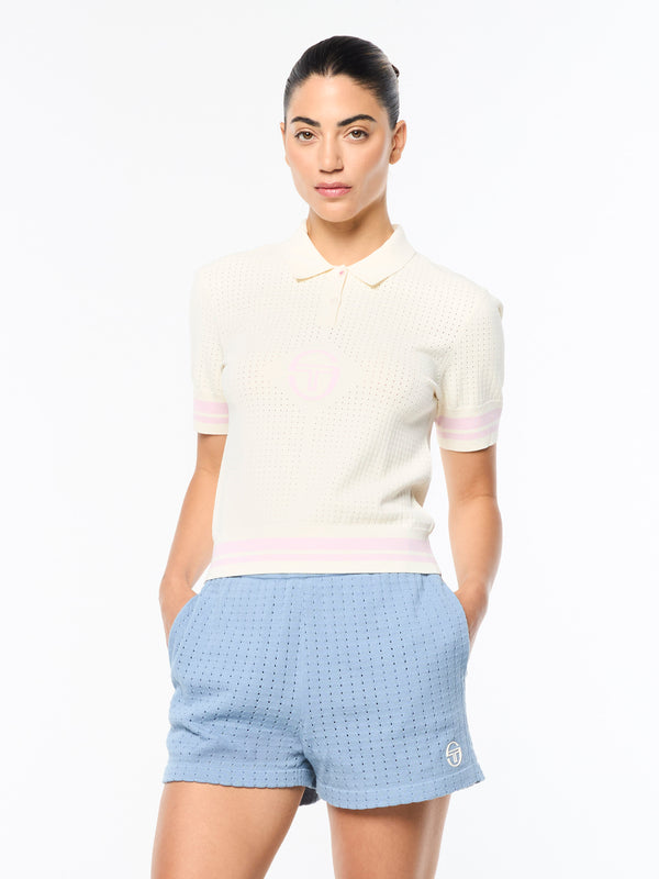 Sergio Tacchini Leila Knit Polo- Gardenia