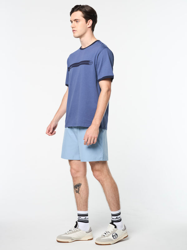 Sergio Tacchini Leo T-Shirt- Blue Indigo