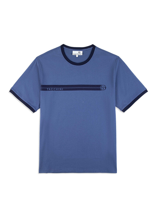 sergio tacchini Leo T-Shirt- Blue Indigo