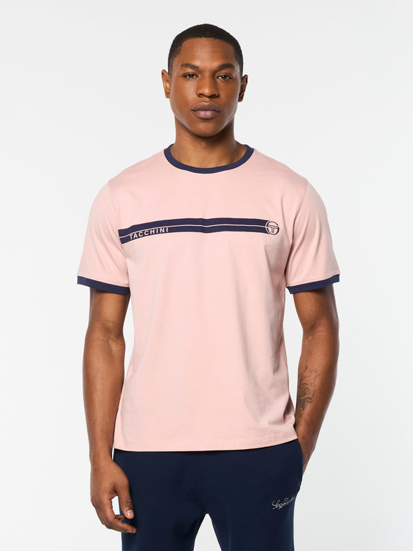 Sergio Tacchini Leo T-Shirt- Pale Mauve