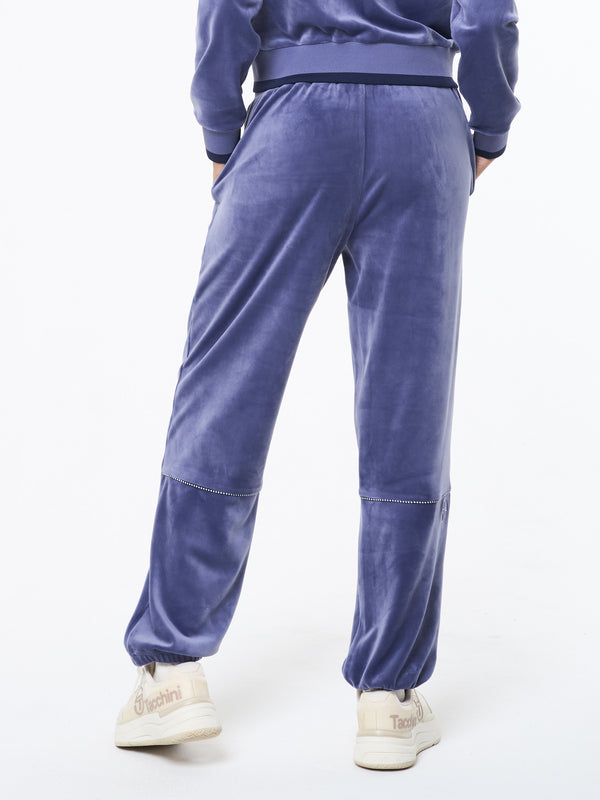 Sergio Tacchini Leta Velour Pant- Heron