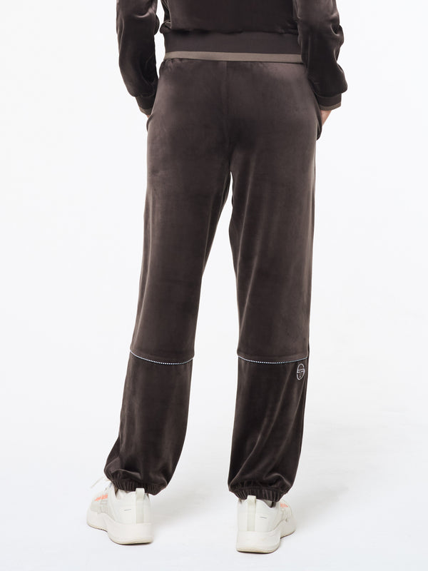 Sergio Tacchini Leta Velour Pant- Mulch