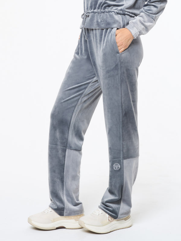 Sergio Tacchini Lina Velour Track Pant- Quiet Shade