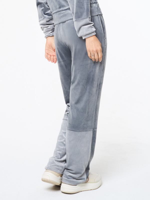 Sergio Tacchini Lina Velour Track Pant- Quiet Shade