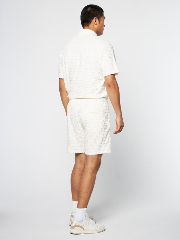 Sergio Tacchini Livata Monogram Short- Gardenia