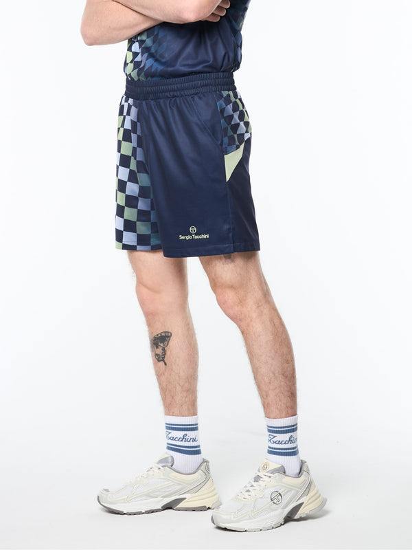 Sergio Tacchini Luca Piqué Printed Short- Eclipse