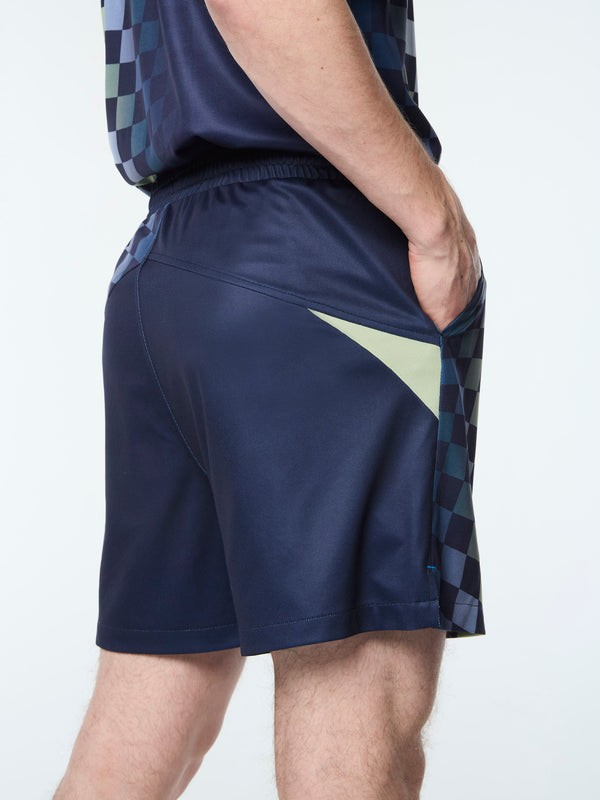 Sergio Tacchini Luca Piqué Printed Short- Eclipse