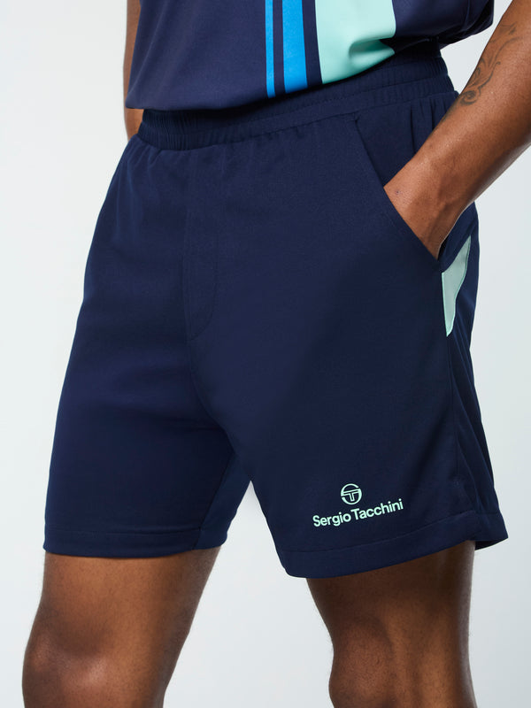 Sergio Tacchini Luca Piqué Short- Maritime Blue