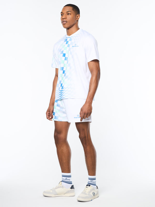 Sergio Tacchini Luca Piqué T-Shirt- Brilliant White